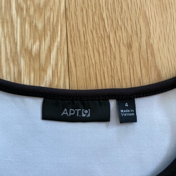 New Apt 9 Womens Sleeveless Black White Photograph Print Dress / Size 4 / NWT - Picture 4 of 7